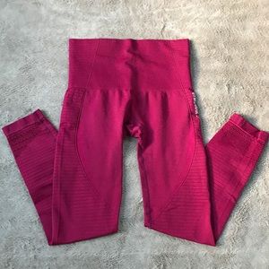 Red gymshark seamless leggings